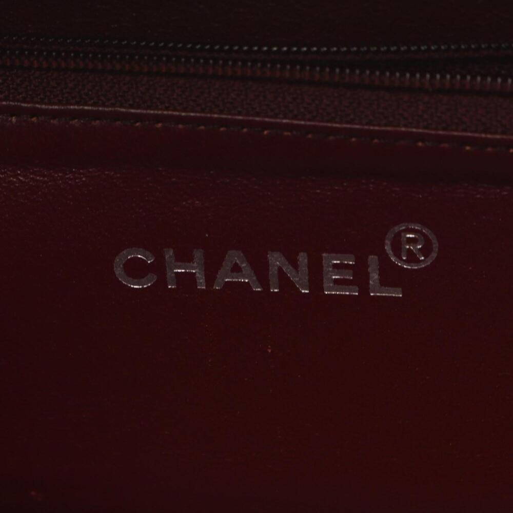 Chanel Coco Mark Handbag, Leather and Wood, Women's, Brown/Black - Picture 4 of 16